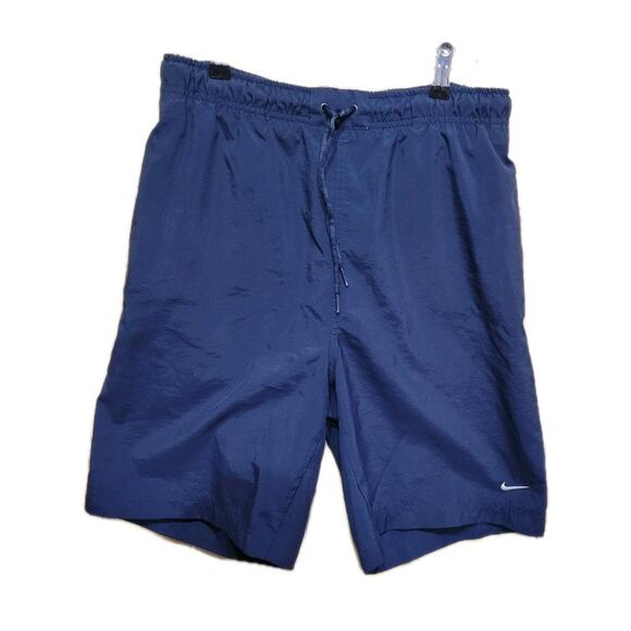 Vintage Y2k Nike Board Lined Swim Shorts Mens Medium Blue - Picture 3 of 10